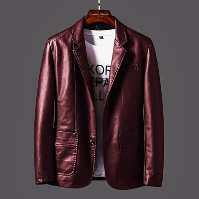 Peter - Luxuriöser Lederblazer für Männer