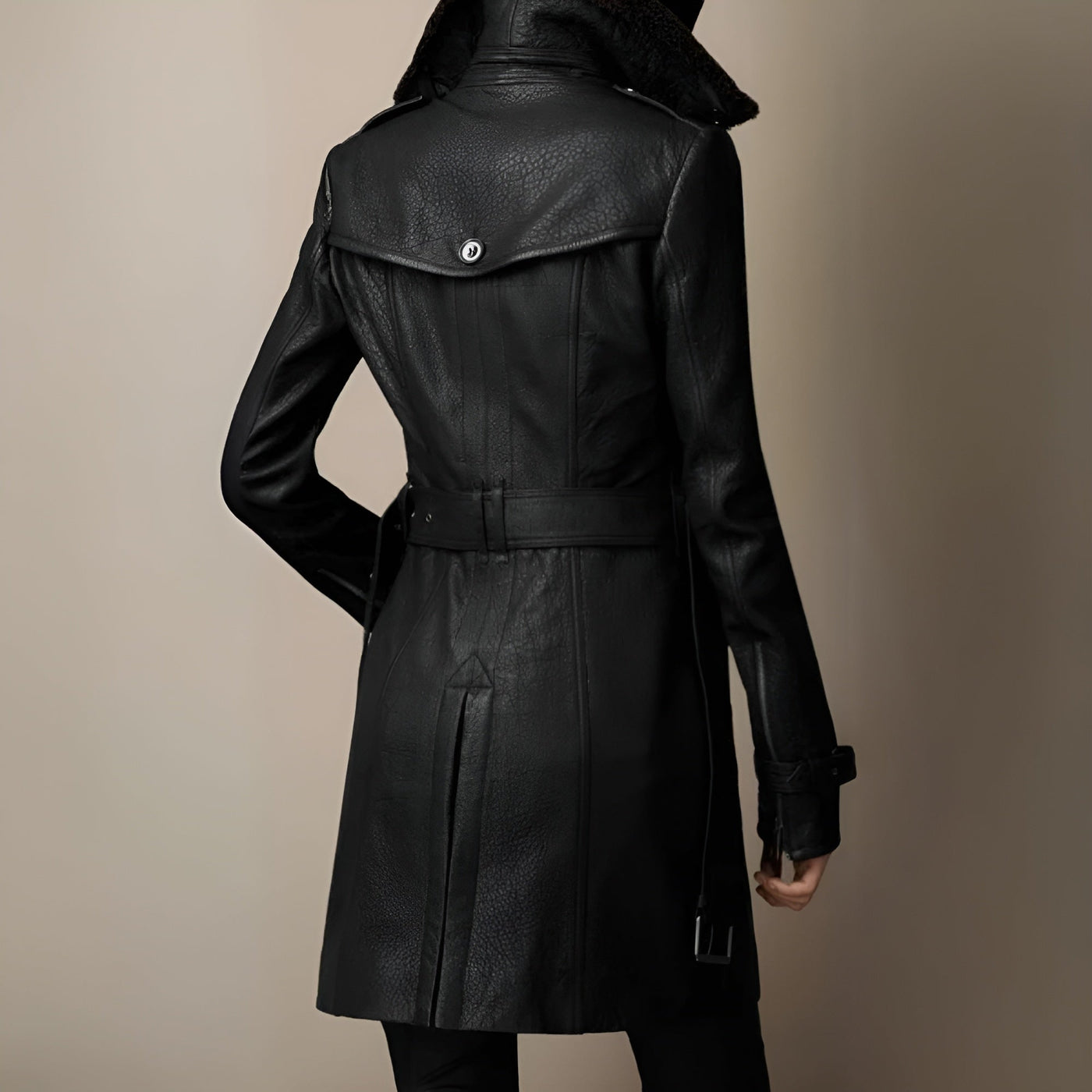 Berenice® | Leder-Trenchcoat