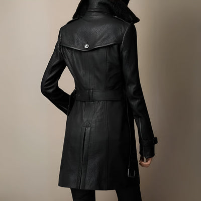 Berenice® | Leder-Trenchcoat