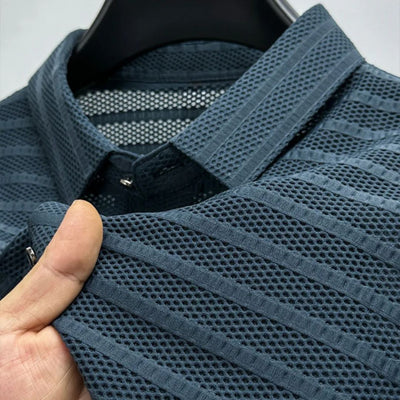 Atmungsaktives Mesh Poloshirt für Herren Corey