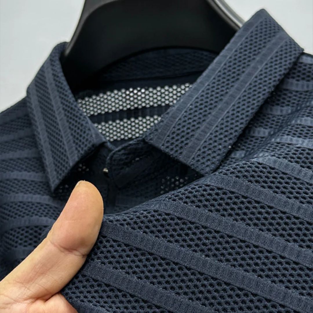 Atmungsaktives Mesh Poloshirt für Herren Corey