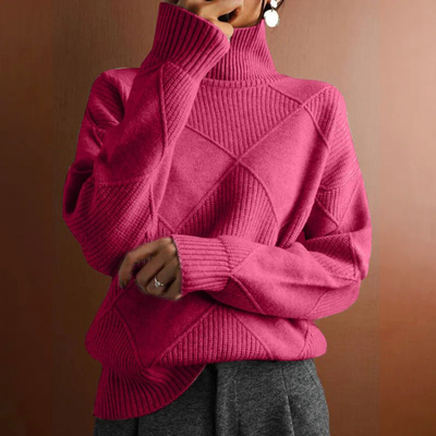 Christina® | Strukturiertes Rollkragenpullover