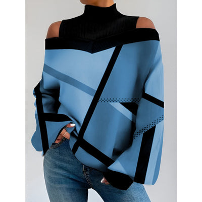 Sophia | Sexy Off-Shoulder Plaid T-Shirt