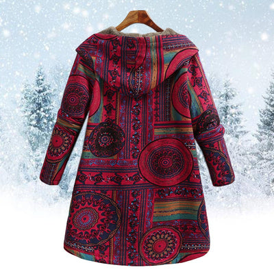 Adriana® | Geblümte Jacke mit Kapuze