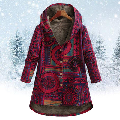 Adriana® | Geblümte Jacke mit Kapuze