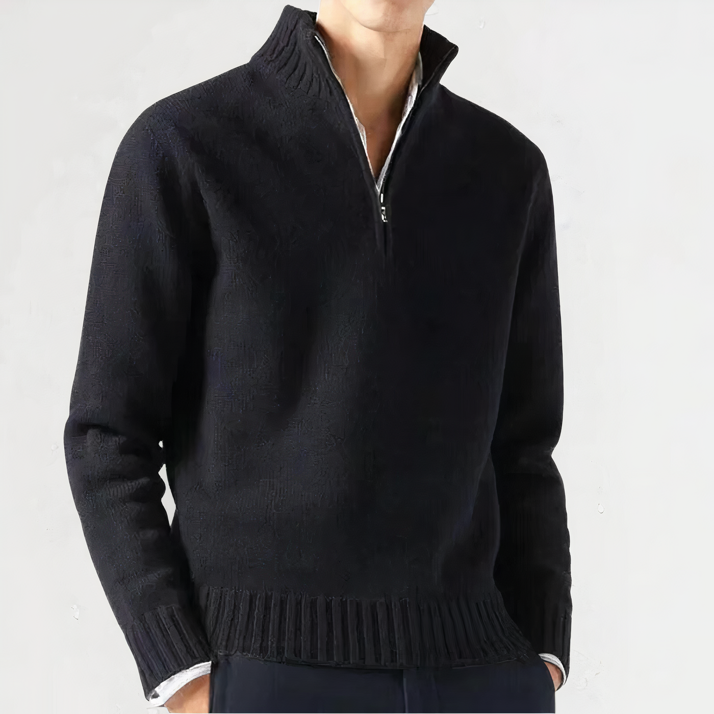 Kuschelwarmer Viertel Zip Pullover Wilbur