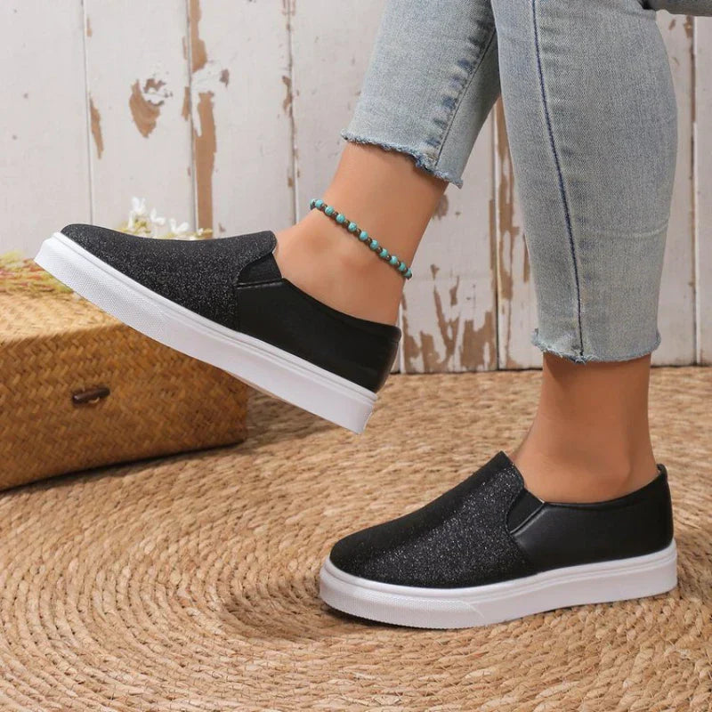 Egai - Stilvolle Pailletten Loafers