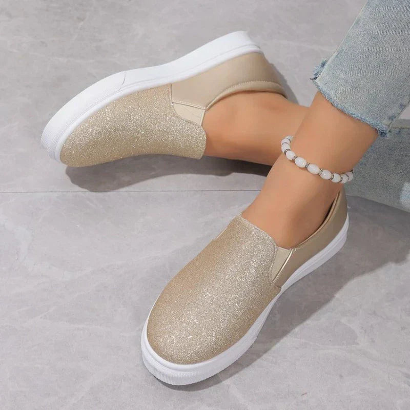 Egai - Stilvolle Pailletten Loafers