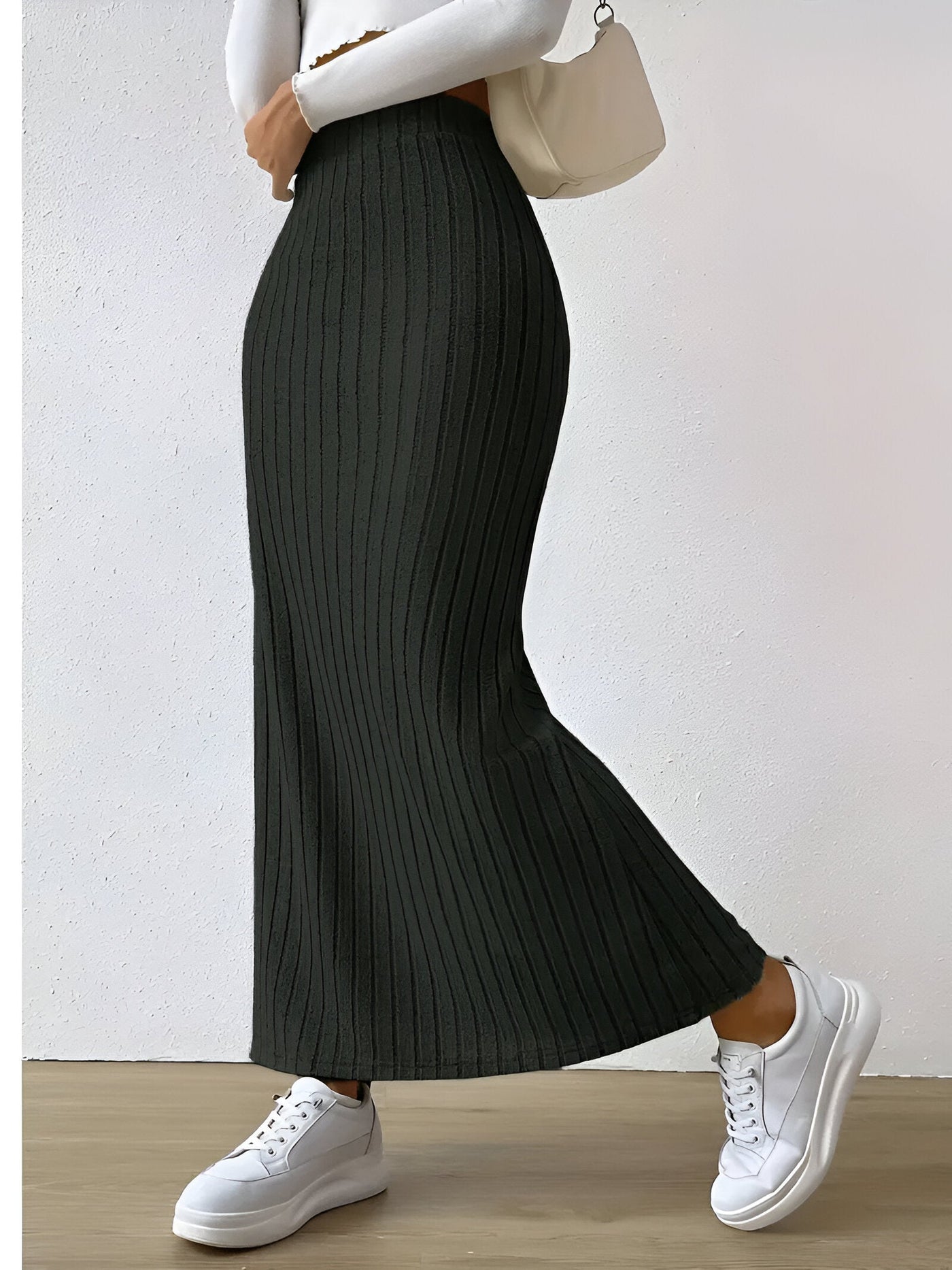 Lavinia | Strickrock mit Hüftschlitz für Frauen