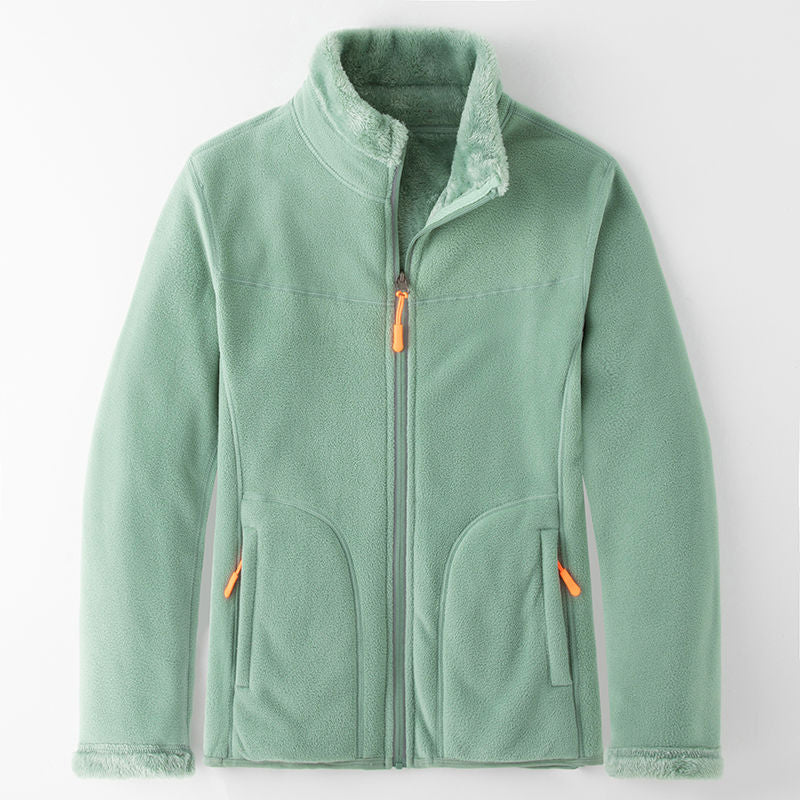 Raffael |  Frauen Männer Doppelseitige Fleecejacke