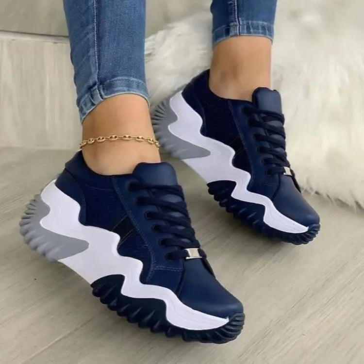 Meika - Bequeme, klobige Damen-Sneakers