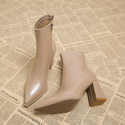 Dominique | Damen-Stiefeletten mit hohem Absatz