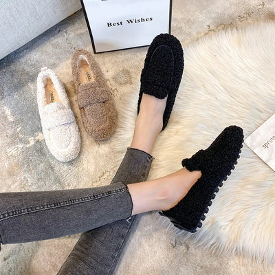 Bianca – Damen-Fleece-Loafers