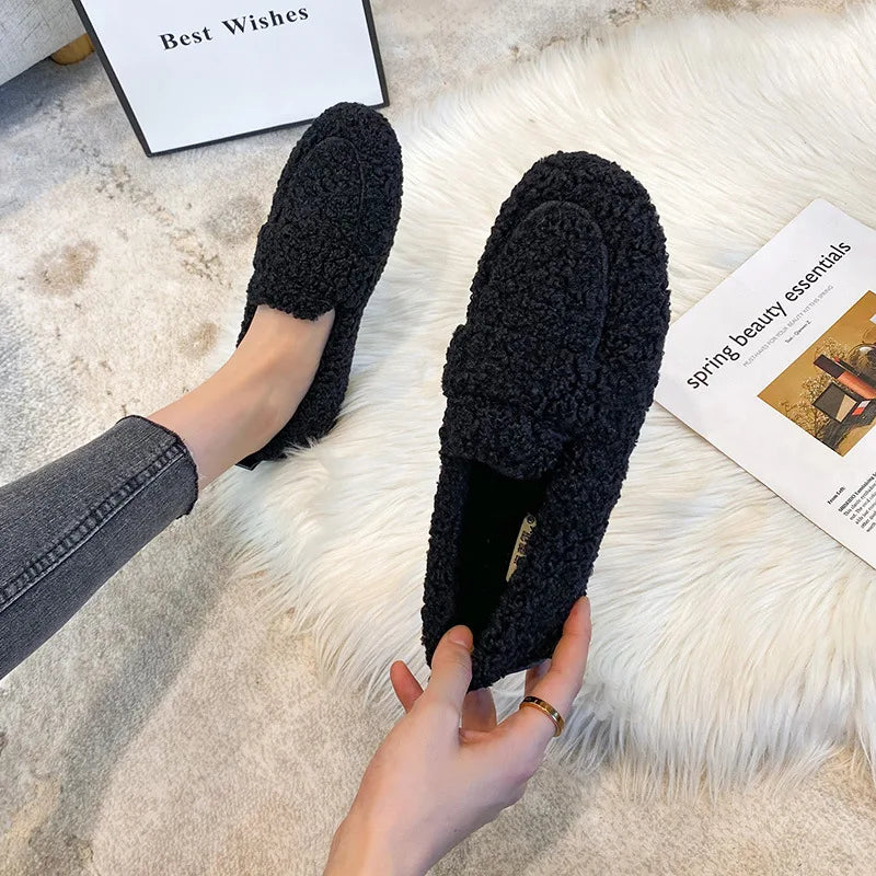 Bianca – Damen-Fleece-Loafers