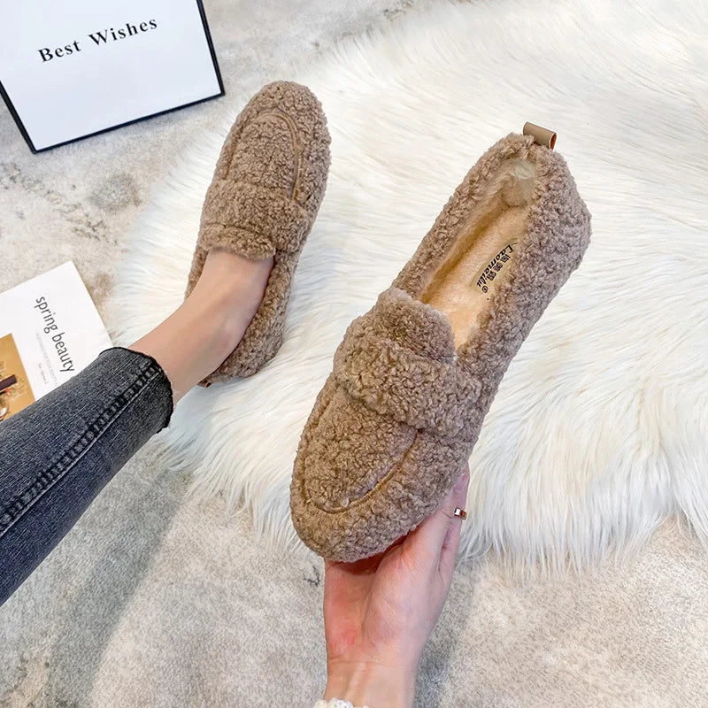 Bianca – Damen-Fleece-Loafers