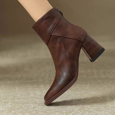 Sienna® | Bequemer Damenstiefel aus Leder