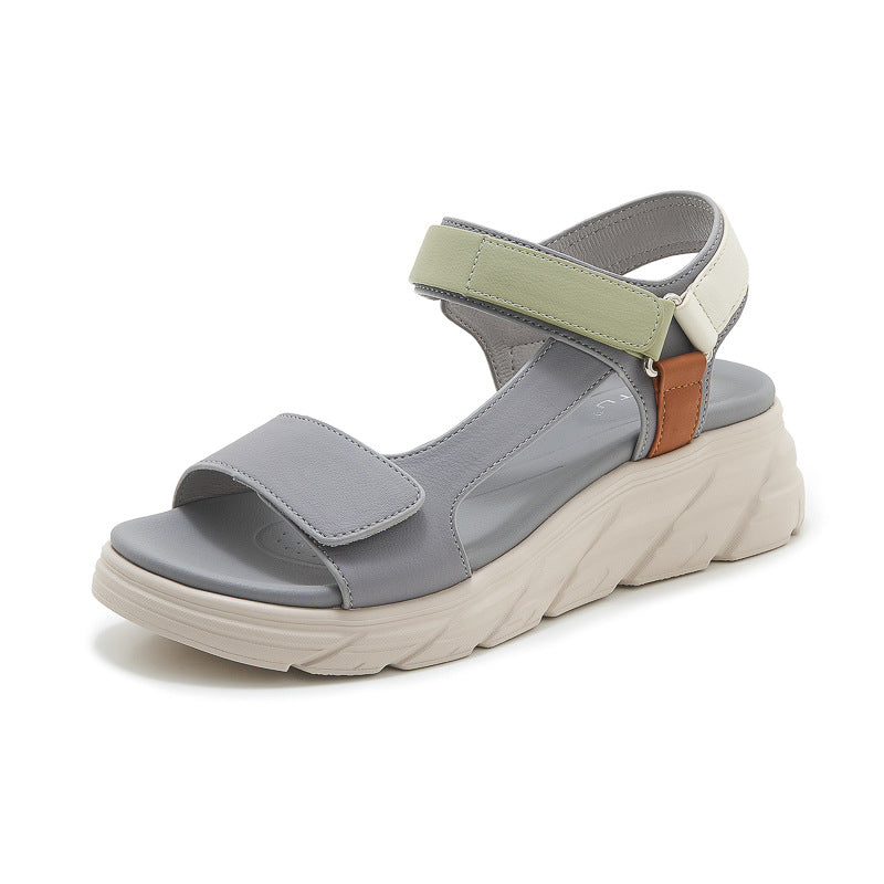 Zofia- Damen Sportliche Wedgesandalen mit verstellbaren Riemen