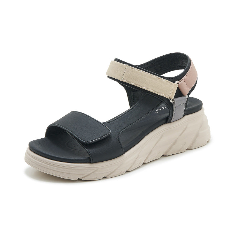 Zofia- Damen Sportliche Wedgesandalen mit verstellbaren Riemen