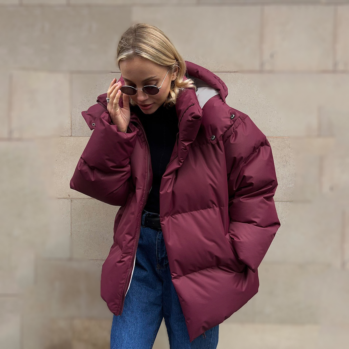 Gina® | Warme Steppjacke im modernen Stil mit abnehmbarer Kapuze