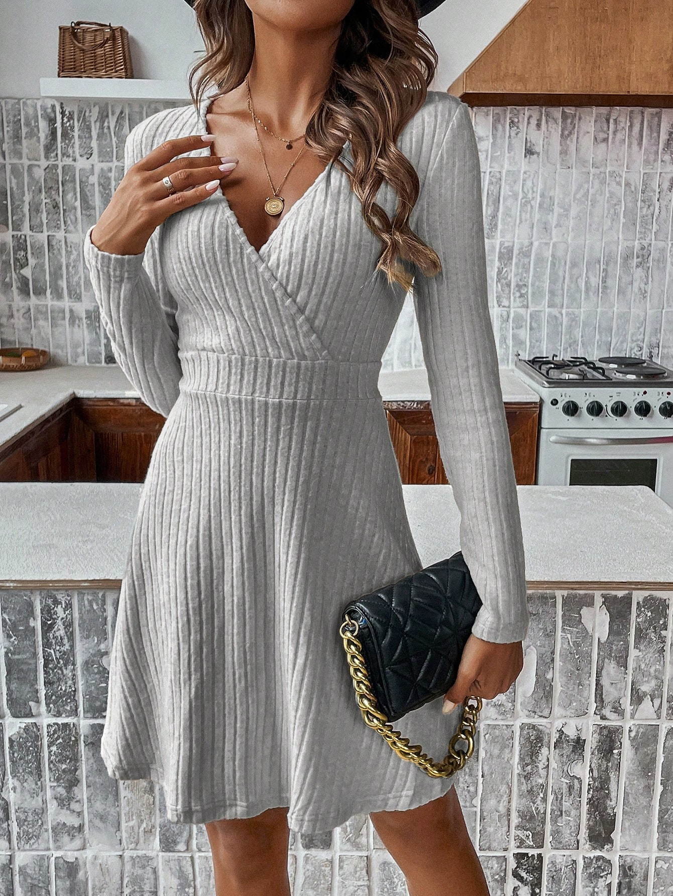 Sophia | Mühelos Elegantes Herbst- und Winterkleid