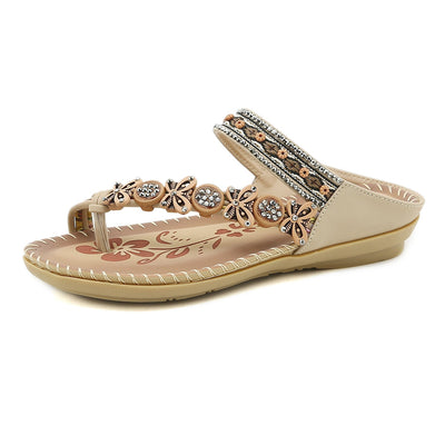 Els - Bequeme Bohemian Frauen Flip Flops