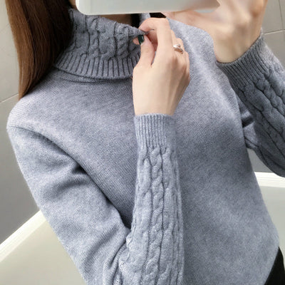 Marlo | Damenpullover mit Rollkragenpullover