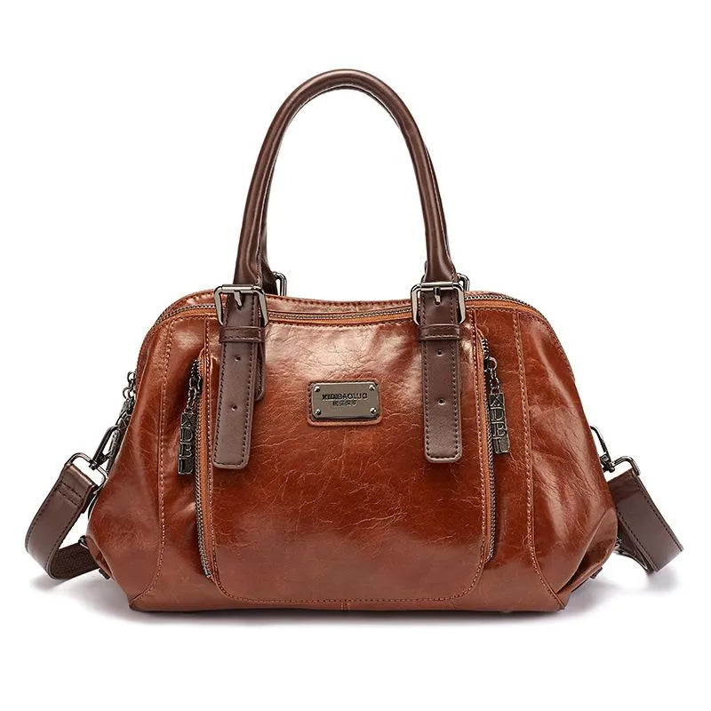Fenne - Damen Retro Leder Tasche