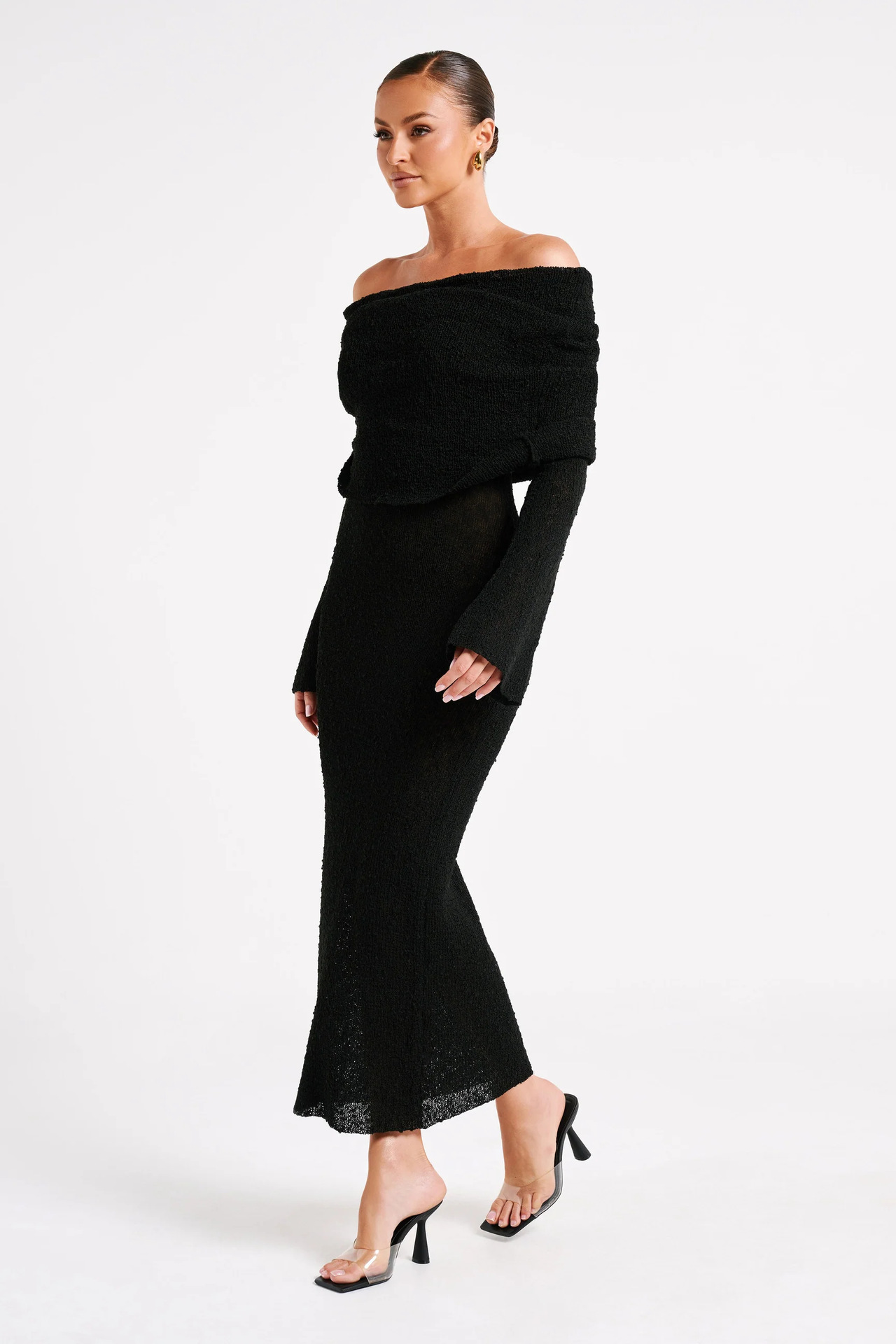 Elegantes Schulterfreies Kleid für Damen