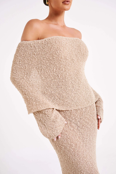 Elegantes Schulterfreies Kleid für Damen