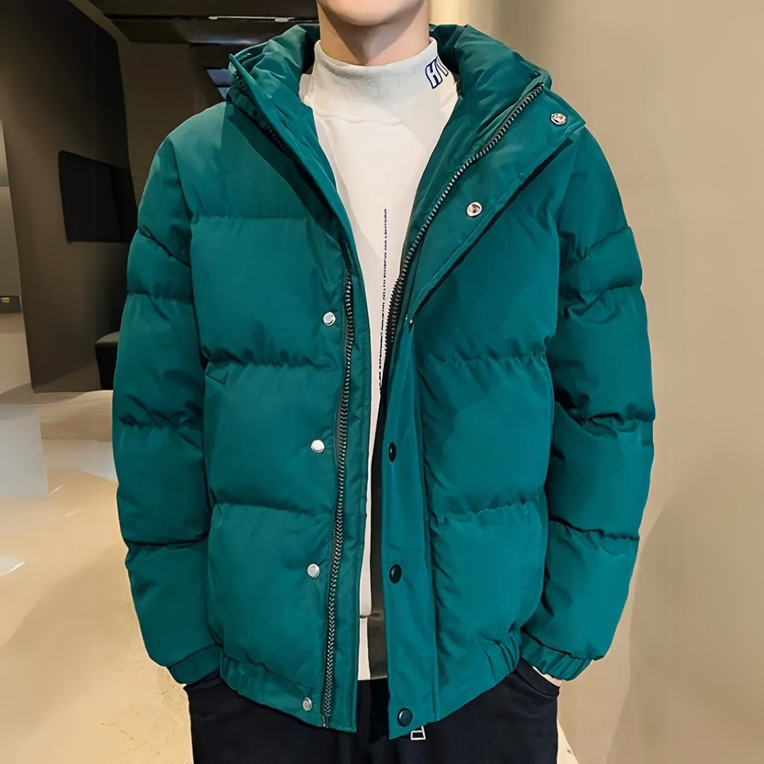 Stylischer Winterjacke mit Kapuze für Herren