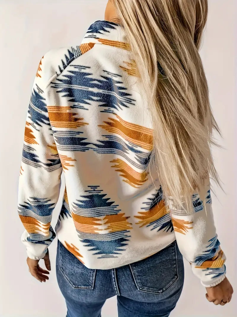 Finley | Trendige Aztec-Muster Jacke