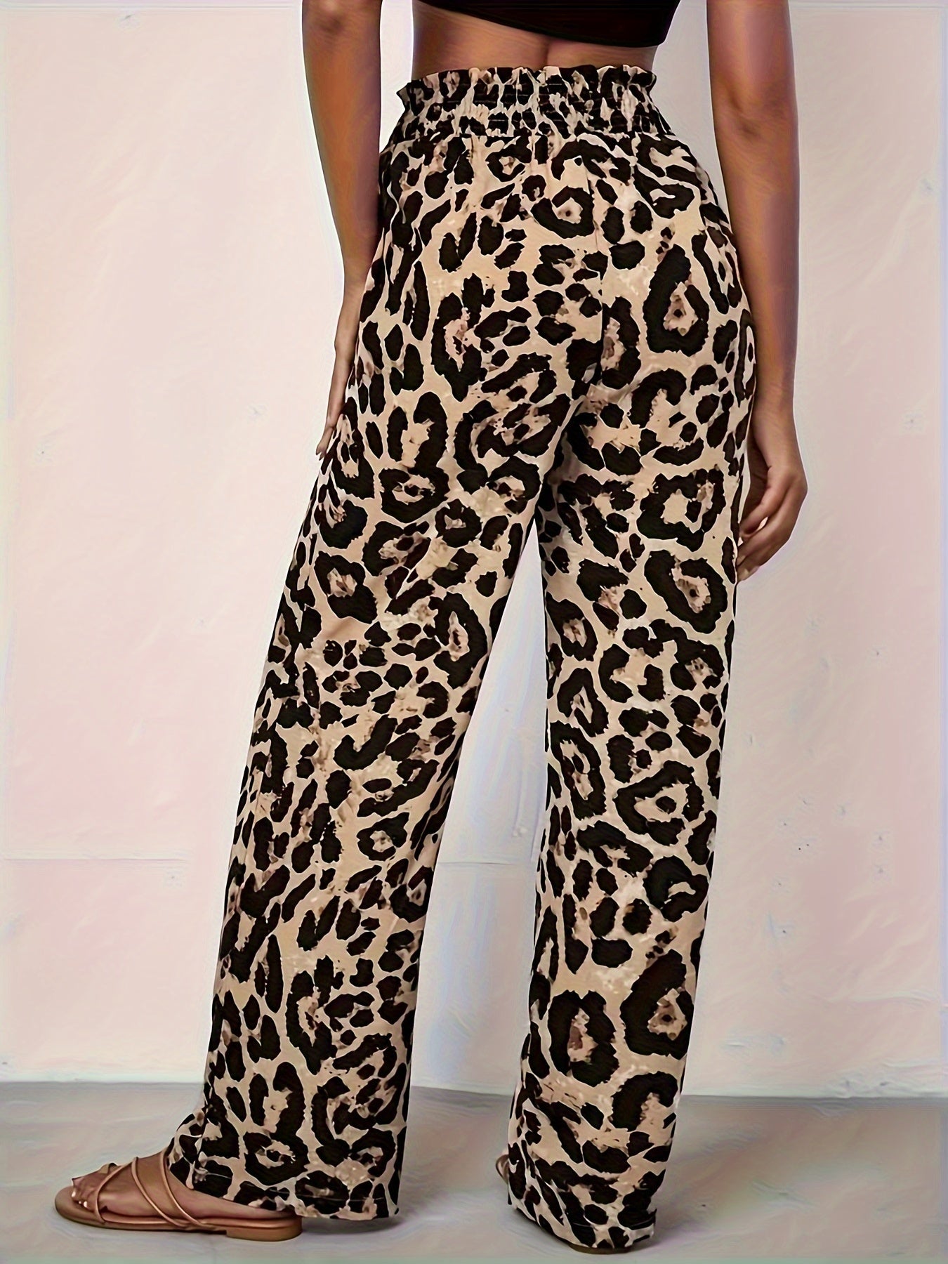 Dolores® | Hose mit weitem Bein und Leopardenmuster