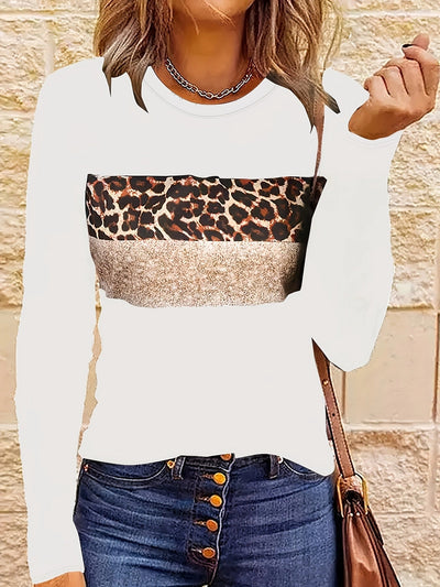 Emmi | Das Schicke Leopard-Print Langarmshirt