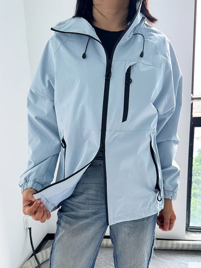 Wetterschutzjacke mit Kapuze für Damen