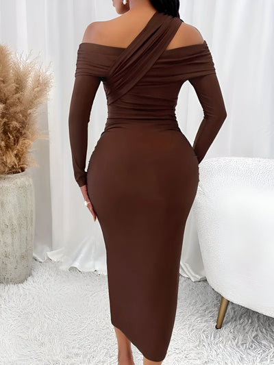 Ethel | Elegantes schulterfreies Bodycon-Kleid