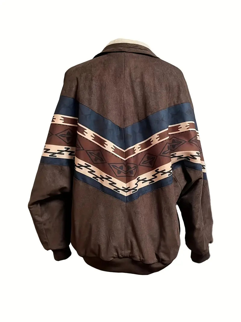 Jules | Aztec Snap Front Sherpa isolierte Jacke