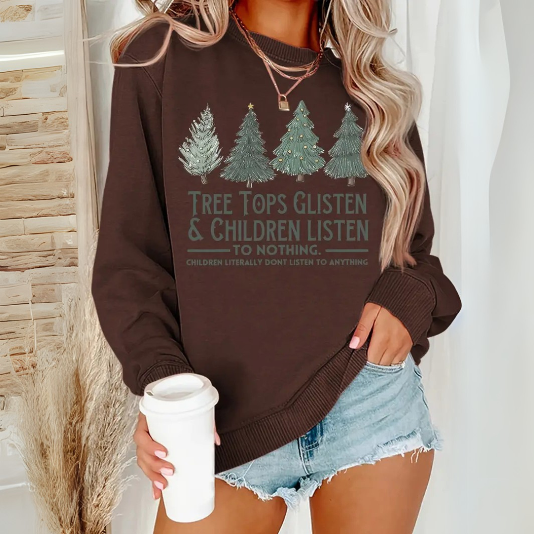 Bequemer Weihnachtspullover für Damen