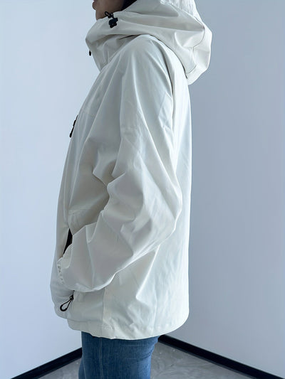 Wetterschutzjacke mit Kapuze für Damen