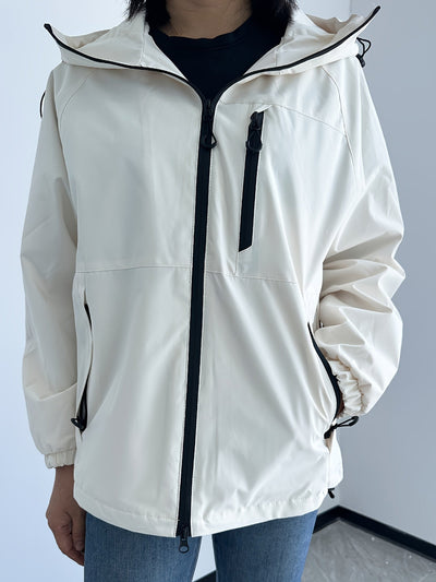 Wetterschutzjacke mit Kapuze für Damen