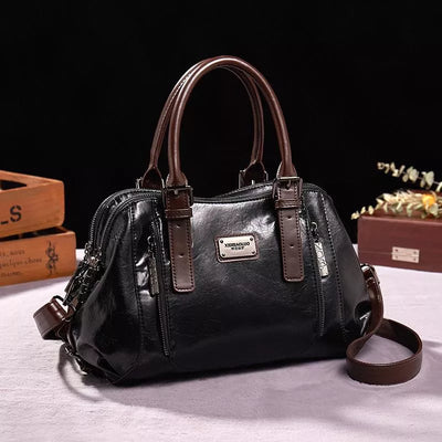 Fenne - Damen Retro Leder Tasche
