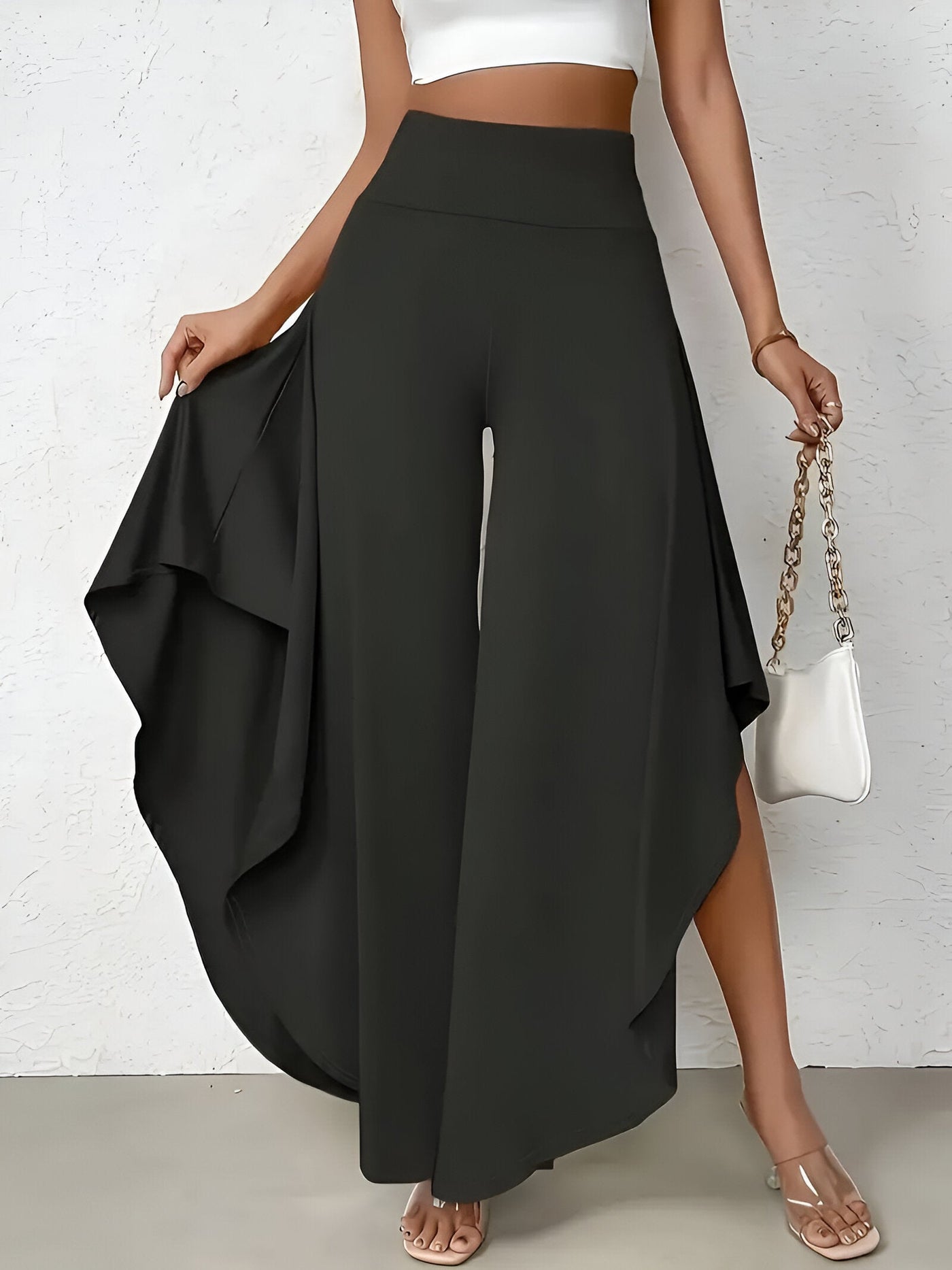 Marita | Asymmetrische Hemdweite Hose
