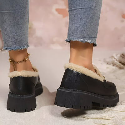 Zelia | Stylische Baumwoll Chain Loafers