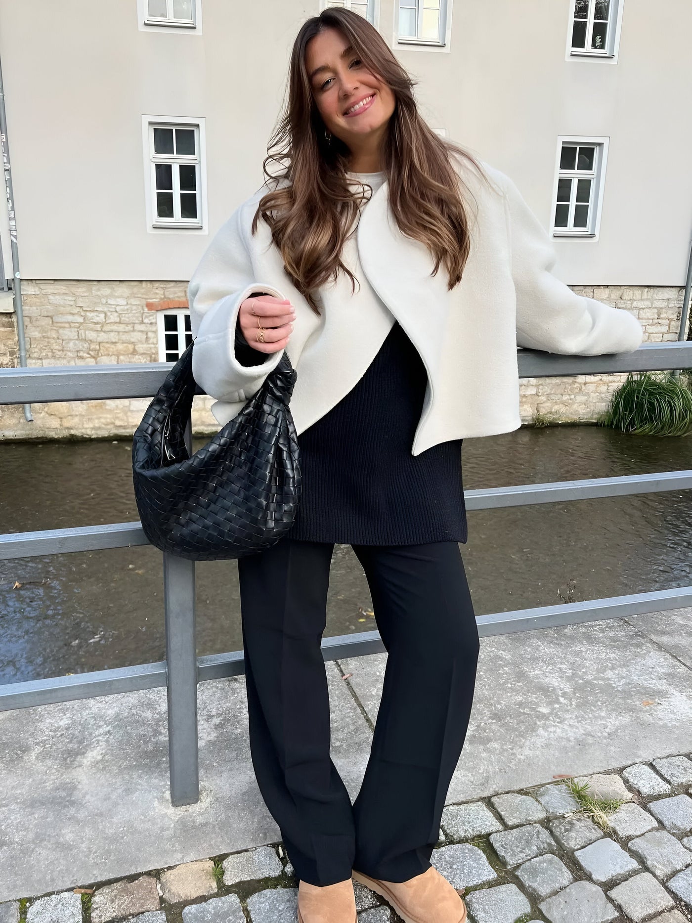 Marie | Lässiger warmer Wollmantel für Frauen