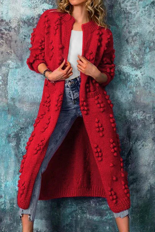 Maxime |  Elegante farbige Strickjacke