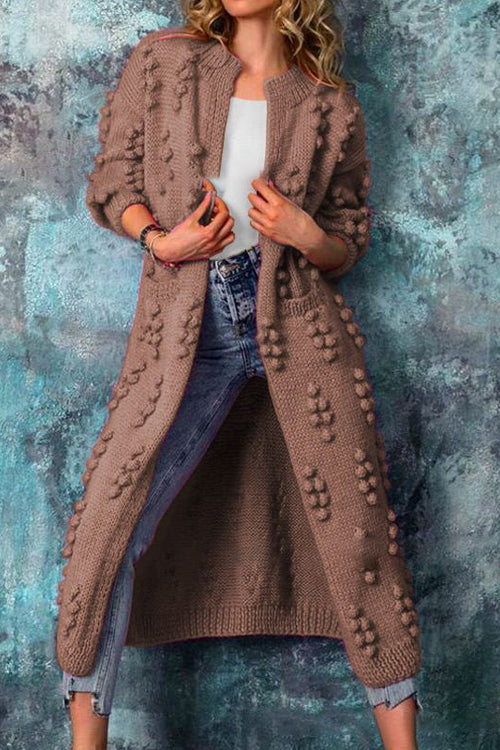 Maxime |  Elegante farbige Strickjacke