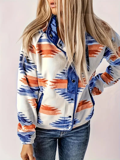 Finley | Trendige Aztec-Muster Jacke