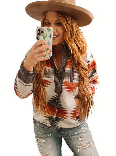Finley | Trendige Aztec-Muster Jacke
