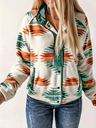Finley | Trendige Aztec-Muster Jacke