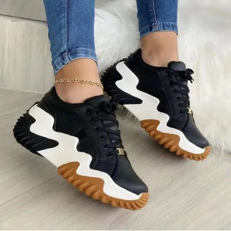 Meika - Bequeme, klobige Damen-Sneakers