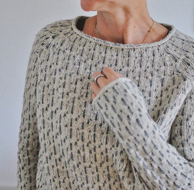 Ariana® | Schicker grauer Pullover mit Stiefelausschnitt